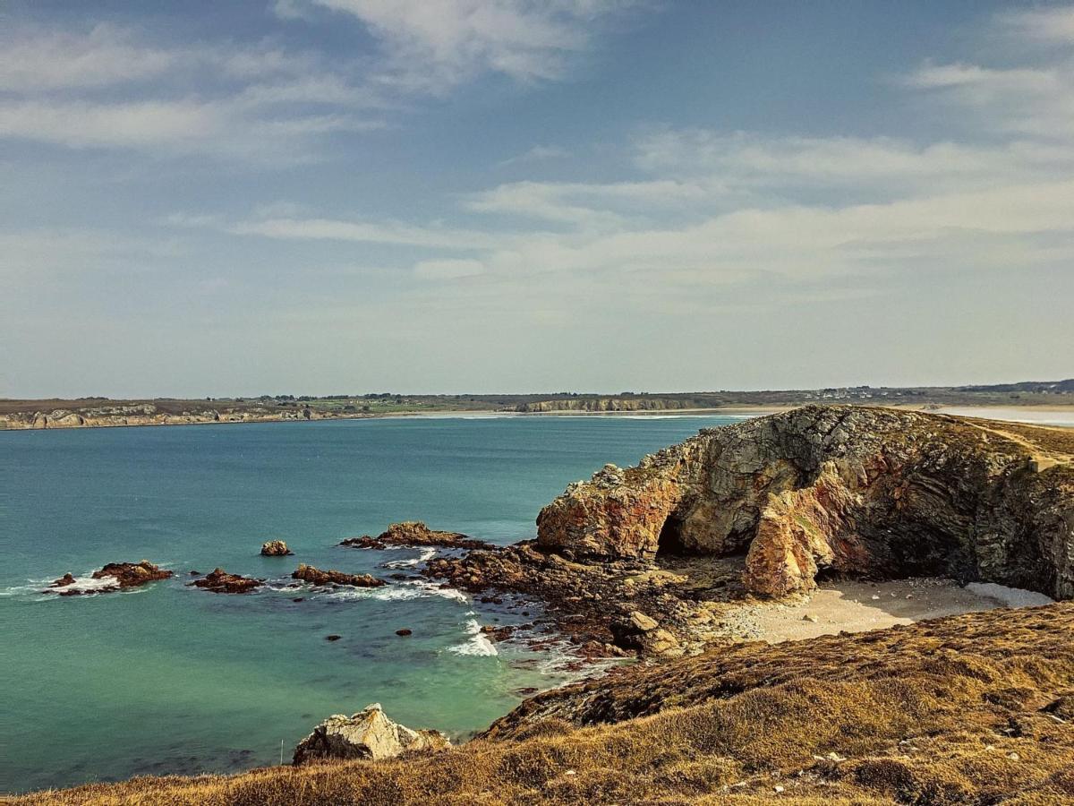 فيلا Maison En Pierres Proche Plage Goulien - Ideal Surf Et Randonnee - Fr-1-370-59 كروزون المظهر الخارجي الصورة
